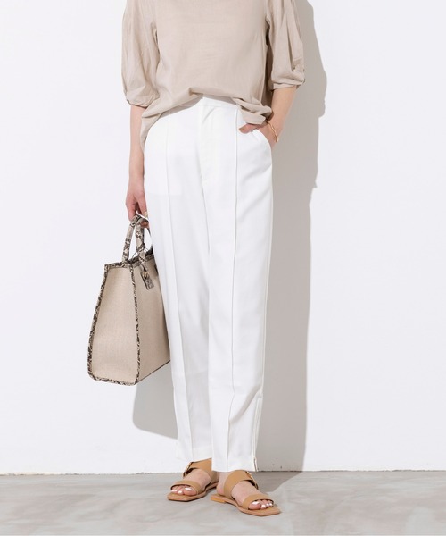 PICCIN（ピッチン）の「センタープレス裾ジップパンツ（その他パンツ・レディース・ブラック/オフホワイト/キャメル・S/M）」の22枚目の写真