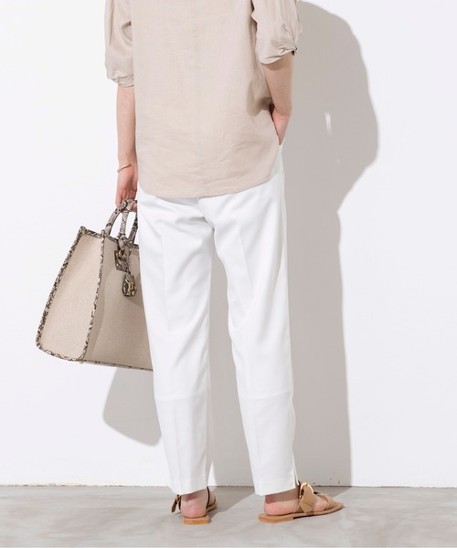 PICCIN（ピッチン）の「センタープレス裾ジップパンツ（その他パンツ・レディース・ブラック/オフホワイト/キャメル・S/M）」の7枚目の写真