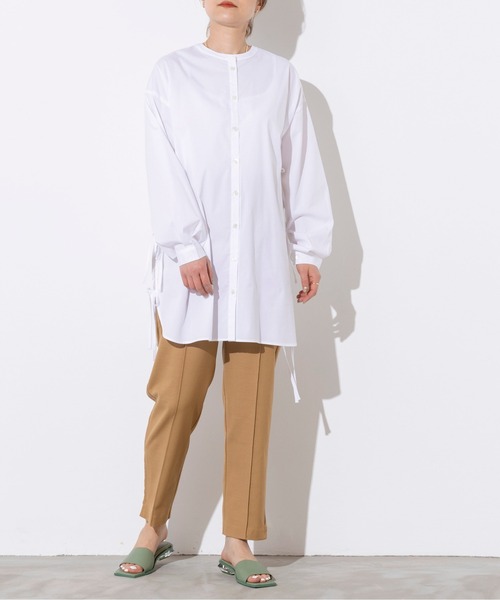 PICCIN（ピッチン）の「センタープレス裾ジップパンツ（その他パンツ・レディース・ブラック/オフホワイト/キャメル・S/M）」の13枚目の写真