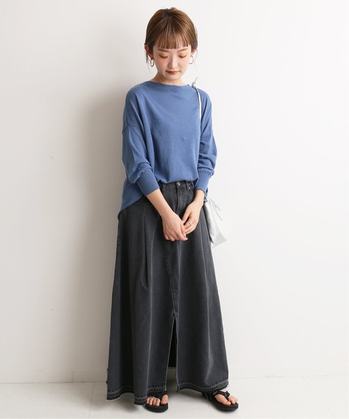SLOBE IENA（スローブイエナ）の「綿リネン ワイドプルオーバー