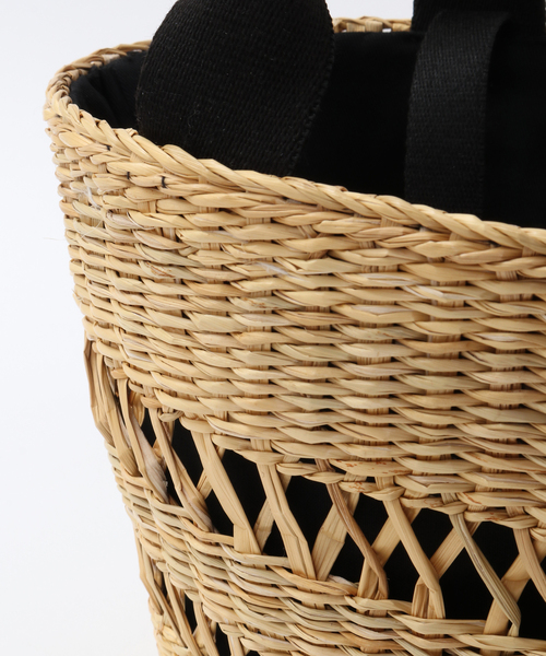 MELROSE claire（メルローズ クレール）の「かごバッグ（かごバッグ・レディース・ナチュラル・FREE）」の2枚目の写真