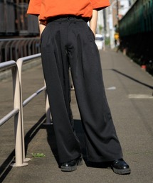 【Adoon plain】4タックパンツ