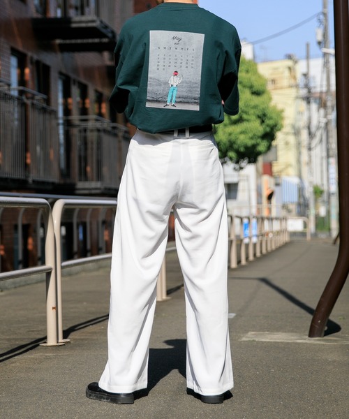 Adoon plain（アドーンプレーン）の「【Adoon plain】4タックパンツ（その他パンツ・メンズ・ホワイト/ブラック/ボルドー・SMALL/MEDIUM/LARGE）」の5枚目の写真