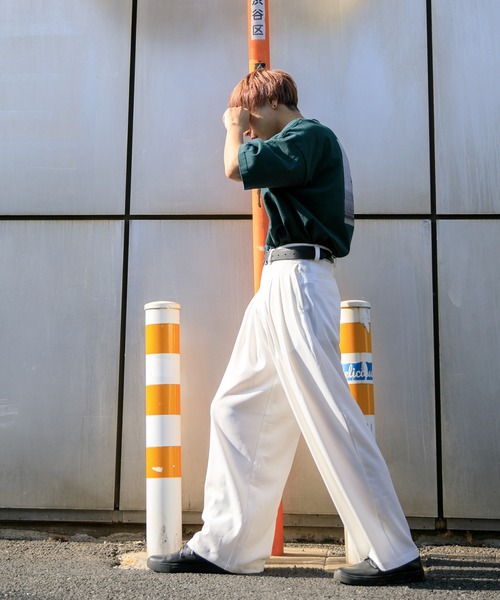 Adoon plain（アドーンプレーン）の「【Adoon plain】4タックパンツ（その他パンツ・メンズ・ホワイト/ブラック/ボルドー・SMALL/MEDIUM/LARGE）」の7枚目の写真