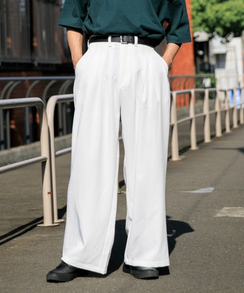Adoon plain（アドーンプレーン）の「【Adoon plain】4タックパンツ（その他パンツ・メンズ・ホワイト/ブラック/ボルドー・SMALL/MEDIUM/LARGE）」の11枚目の写真