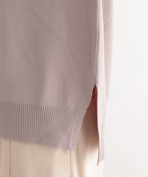 LE FOYER（ルフォワイエ）の「ベーシックニット（ニット/セーター・レディース・ピンク/ベージュ/ブラック・38）」の14枚目の写真
