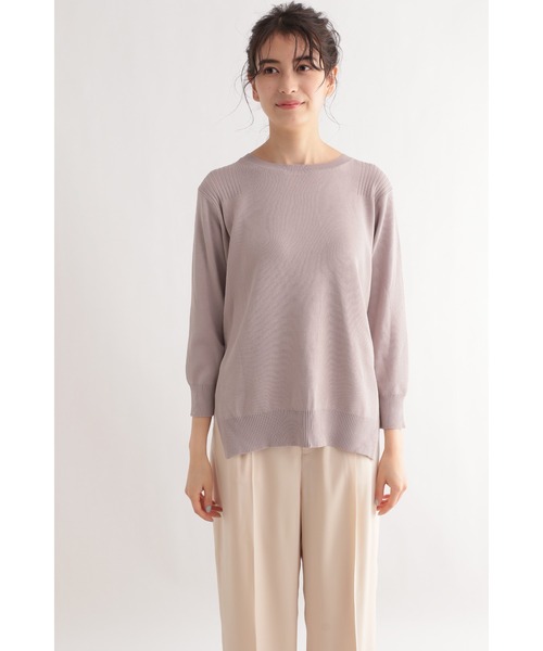 LE FOYER（ルフォワイエ）の「ベーシックニット（ニット/セーター・レディース・ピンク/ベージュ/ブラック・38）」の20枚目の写真