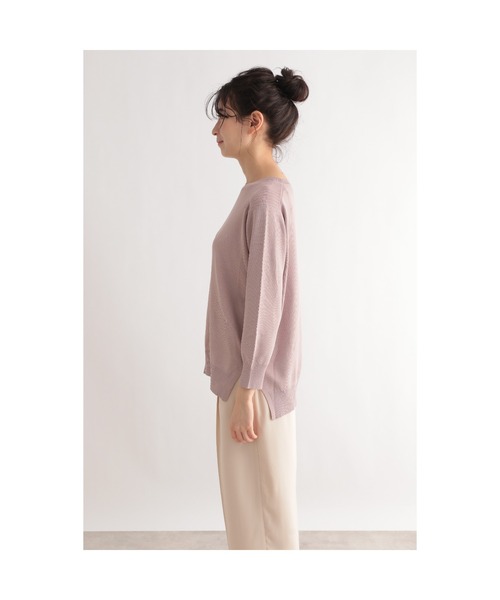 LE FOYER（ルフォワイエ）の「ベーシックニット（ニット/セーター・レディース・ピンク/ベージュ/ブラック・38）」の21枚目の写真