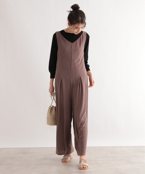 LE FOYER（ルフォワイエ）の「ベーシックニット（ニット/セーター・レディース・ピンク/ベージュ/ブラック・38）」の6枚目の写真