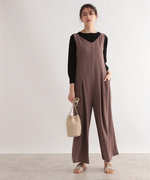 LE FOYER（ルフォワイエ）の「ベーシックニット（ニット/セーター・レディース・ピンク/ベージュ/ブラック・38）」の7枚目の写真