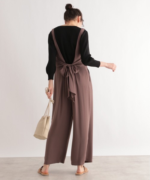 LE FOYER（ルフォワイエ）の「ベーシックニット（ニット/セーター・レディース・ピンク/ベージュ/ブラック・38）」の9枚目の写真