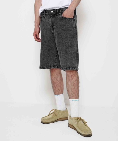XLARGE（エクストララージ）の「DENIM SHORT WORK PANTS（その他パンツ・メンズ・ブラック/ライトインディゴブルー・32inch/30inch/34inch/36inch）」の2枚目の写真