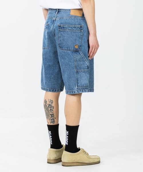 XLARGE（エクストララージ）の「DENIM SHORT WORK PANTS（その他パンツ・メンズ・ブラック/ライトインディゴブルー・32inch/30inch/34inch/36inch）」の5枚目の写真