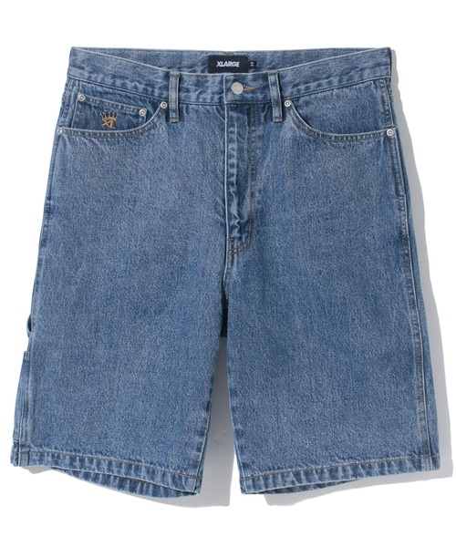 XLARGE（エクストララージ）の「DENIM SHORT WORK PANTS（その他パンツ・メンズ・ブラック/ライトインディゴブルー・32inch/30inch/34inch/36inch）」の3枚目の写真