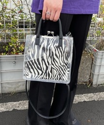 WEGO | WEGO/マルチハンドルがま口クリアショルダーバッグ(ショルダーバッグ)