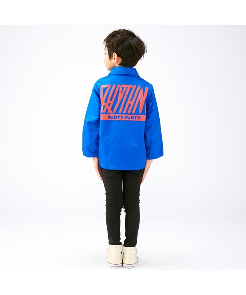 PARTY PARTY（パーティーパーティー）の「/COACH JK（カーディガン/ボレロ・キッズ・ブルー/ブラック・100/110/80/90/120）」の4枚目の写真