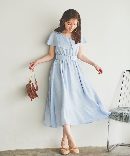 Mode トランテアン ソン ドゥ モード のファッション Sons De ワンピース セール Sons ケープ風フレアワンピース ワンピース 31