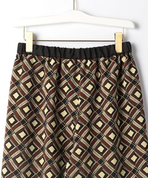 BRACTMENT（ブラクトメント）の「『BRACTMENT(ブラクトメント)』 ジオメトリック プリントパンツ / イージーパンツ（その他パンツ・レディース・ダークブラウン/レッド・FREE）」の5枚目の写真