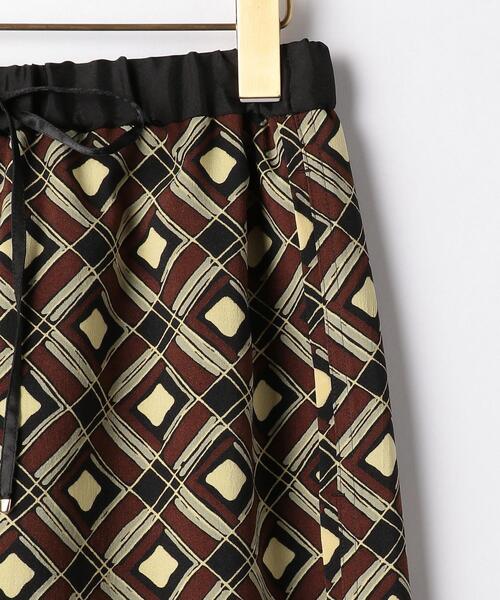 BRACTMENT（ブラクトメント）の「『BRACTMENT(ブラクトメント)』 ジオメトリック プリントパンツ / イージーパンツ（その他パンツ・レディース・ダークブラウン/レッド・FREE）」の6枚目の写真