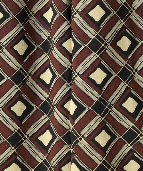 BRACTMENT（ブラクトメント）の「『BRACTMENT(ブラクトメント)』 ジオメトリック プリントパンツ / イージーパンツ（その他パンツ・レディース・ダークブラウン/レッド・FREE）」の8枚目の写真