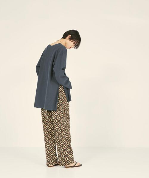 BRACTMENT（ブラクトメント）の「『BRACTMENT(ブラクトメント)』 ジオメトリック プリントパンツ / イージーパンツ（その他パンツ・レディース・ダークブラウン/レッド・FREE）」の20枚目の写真