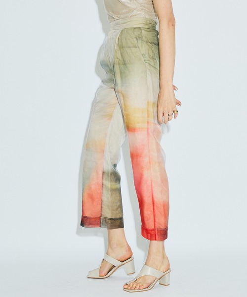 マ*ー様 public tokyo ボタニカルアートパンツ マ*ー様 public tokyo ボタニカルアートパンツ