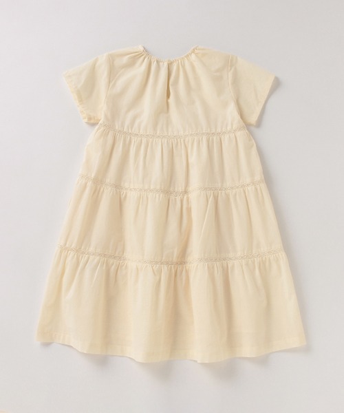 petit main（プティマイン）の「【リンク】ティアードワンピース（ワンピース・キッズ・キナリ/ピンク/ラベンダー・110cm/120cm/80ｃｍ/90cm/100cm/130cm）」の5枚目の写真