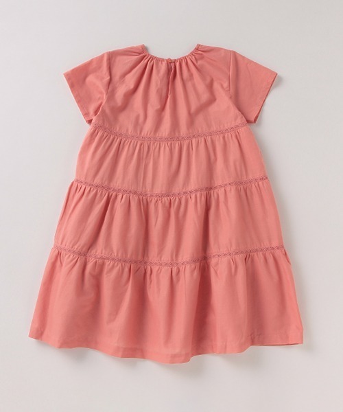 petit main（プティマイン）の「【リンク】ティアードワンピース（ワンピース・キッズ・キナリ/ピンク/ラベンダー・110cm/120cm/80ｃｍ/90cm/100cm/130cm）」の7枚目の写真