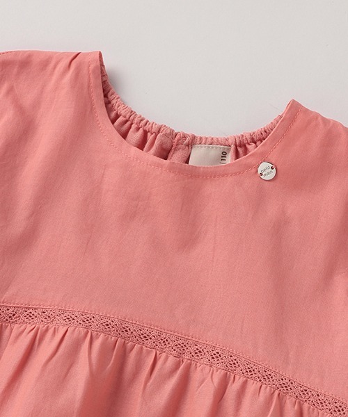 petit main（プティマイン）の「【リンク】ティアードワンピース（ワンピース・キッズ・キナリ/ピンク/ラベンダー・110cm/120cm/80ｃｍ/90cm/100cm/130cm）」の8枚目の写真