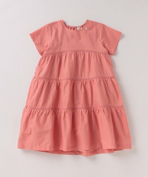 petit main（プティマイン）の「【リンク】ティアードワンピース（ワンピース・キッズ・キナリ/ピンク/ラベンダー・110cm/120cm/80ｃｍ/90cm/100cm/130cm）」の16枚目の写真