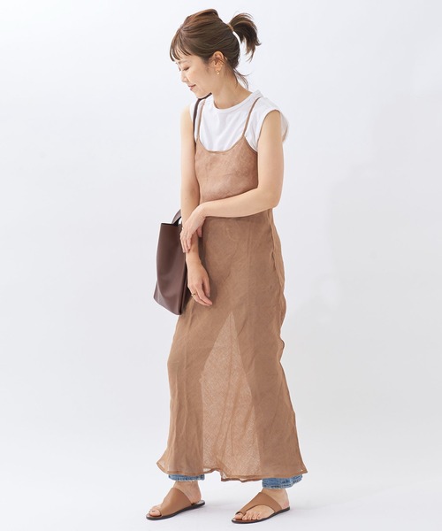 【美品】Baserange DYDINE DRESS リネン キャミワンピース Dydine ドレス in Assortment | ファインリネン | ja | Baserange