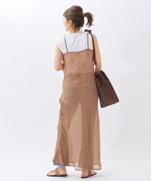 plage（プラージュ）の「【BASERANGE/ベースレンジ】DYDINE ワンピース◆（ワンピース・レディース・ベージュ系その他・FREE）」の15枚目の写真