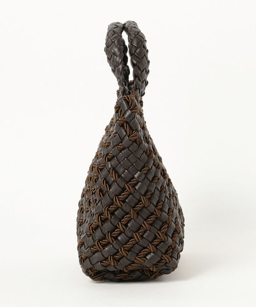 EFFE BEAMS（エッフェビームス）の「FALORNI / ミックス メッシュ トートバッグ（トートバッグ・レディース・ダークブラウン・ONE SIZE）」の3枚目の写真