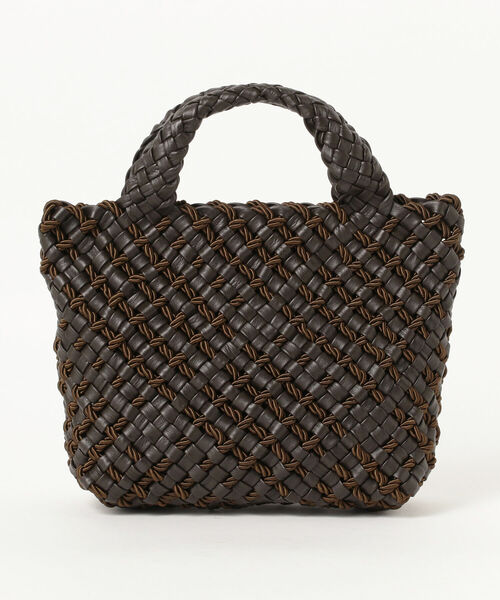 EFFE BEAMS（エッフェビームス）の「FALORNI / ミックス メッシュ トートバッグ（トートバッグ・レディース・ダークブラウン・ONE SIZE）」の2枚目の写真