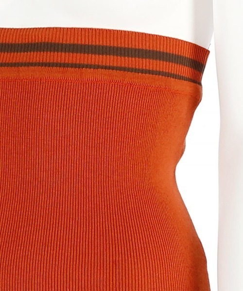 G.V.G.V.（ジーヴィージーヴィー）の「LINED KNIT WAISTBAND（その他トップス・レディース・ブラウン/カーキ・ONE SIZE）」の3枚目の写真