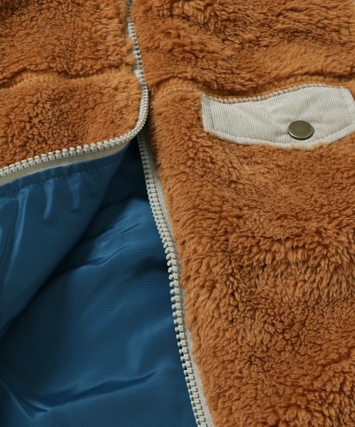 KRIFF MAYER Kid's Collection（クリフメイヤーキッズコレクション）の「WEB限定リバーシブルひっくりベスト（ベスト・キッズ・ネイビー/モカ/キャメル・120/130/140/150/160/170）」の15枚目の写真