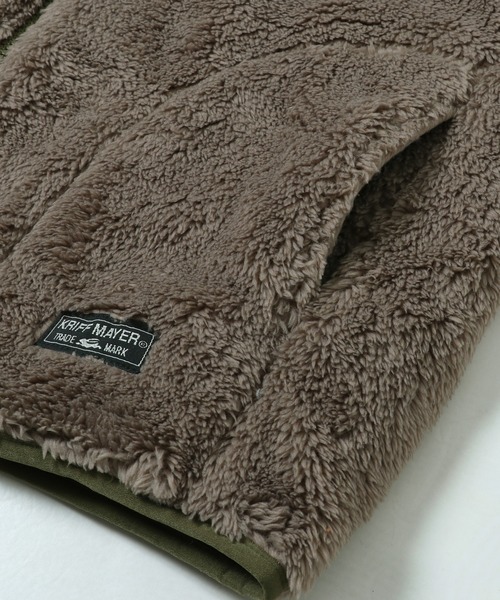 KRIFF MAYER Kid's Collection（クリフメイヤーキッズコレクション）の「WEB限定リバーシブルひっくりベスト（ベスト・キッズ・ネイビー/モカ/キャメル・120/130/140/150/160/170）」の11枚目の写真