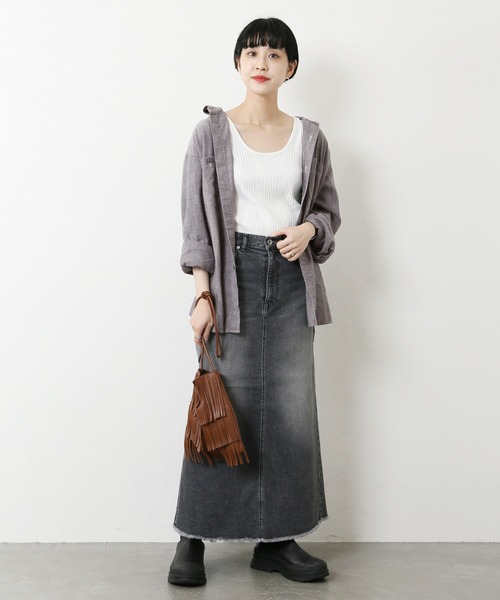 JOURNAL STANDARD（ジャーナルスタンダード）の「■■■CHAMBRAY SHIRT◆（シャツ/ブラウス・レディース・ブラック/ブルー・FREE）」の20枚目の写真