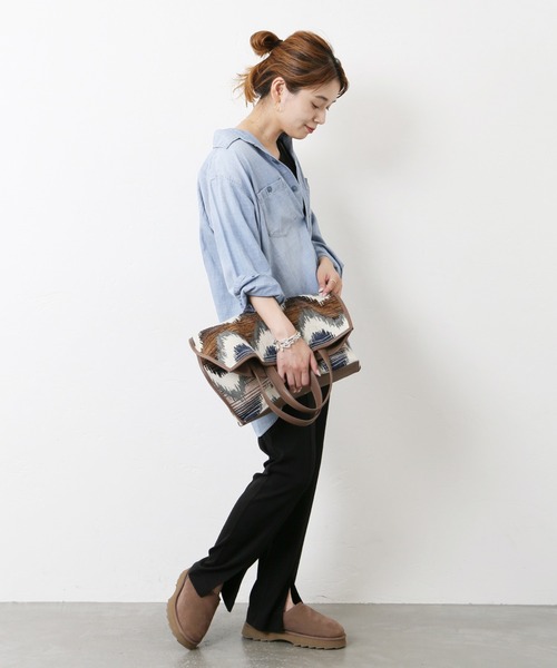 JOURNAL STANDARD（ジャーナルスタンダード）の「■■■CHAMBRAY SHIRT◆（シャツ/ブラウス・レディース・ブラック/ブルー・FREE）」の9枚目の写真