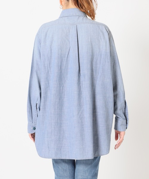 JOURNAL STANDARD（ジャーナルスタンダード）の「■■■CHAMBRAY SHIRT◆（シャツ/ブラウス・レディース・ブラック/ブルー・FREE）」の13枚目の写真
