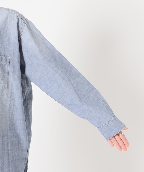 JOURNAL STANDARD（ジャーナルスタンダード）の「■■■CHAMBRAY SHIRT◆（シャツ/ブラウス・レディース・ブラック/ブルー・FREE）」の16枚目の写真