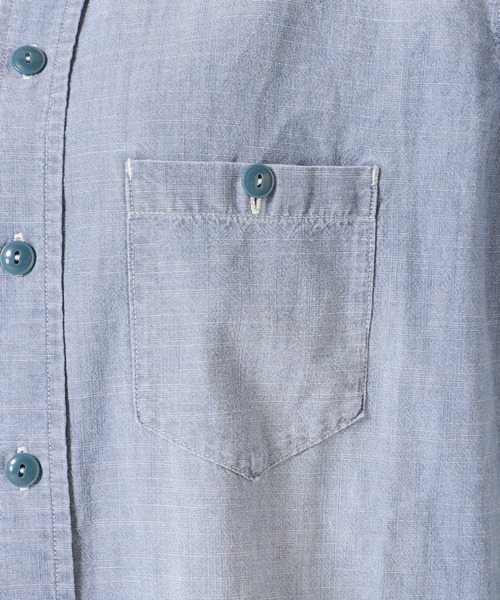 JOURNAL STANDARD（ジャーナルスタンダード）の「■■■CHAMBRAY SHIRT◆（シャツ/ブラウス・レディース・ブラック/ブルー・FREE）」の8枚目の写真