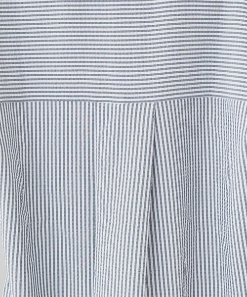 Chico(チコ)の「【新色追加】ストライプブロッキングシャツ(シャツ/ブラウス・レディース・ネイビー/ブラウン/ブラック・FREE)」の14枚目の写真