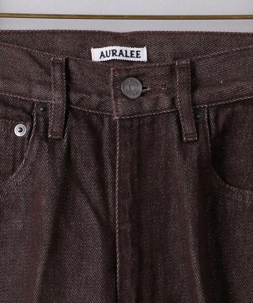 AURALEE（オーラリー）の「＜AURALEE（オーラリー）＞TWIST デニムパンツ ■■■（デニムパンツ・レディース・ネイビー/ダークブラウン・25/26/24）」の7枚目の写真