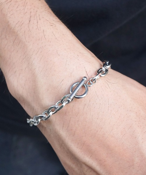 SBG（エスビー）の「SBG マンテルカットあずきチェーンブレスレット（ブレスレット・メンズ・シルバー系その他/シルバー系その他2/シルバー/シルバー系その他3/シルバー系その他4/シルバー系その他6/シルバー系その他5/シルバー系・18cm/21cm）」の4枚目の写真