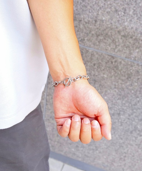 SBG（エスビー）の「SBG マンテルカットあずきチェーンブレスレット（ブレスレット・メンズ・シルバー系その他/シルバー系その他2/シルバー/シルバー系その他3/シルバー系その他4/シルバー系その他6/シルバー系その他5/シルバー系・18cm/21cm）」の11枚目の写真