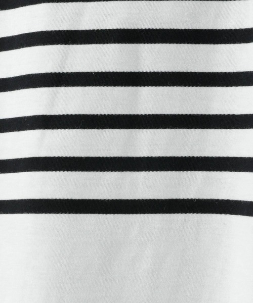 LEPSIM（レプシィム）の「カラーボーダーワイドＴ　954657（Tシャツ/カットソー・レディース・ブラウン/オフホワイト/グリーン/ライトパープル・FREE）」の15枚目の写真