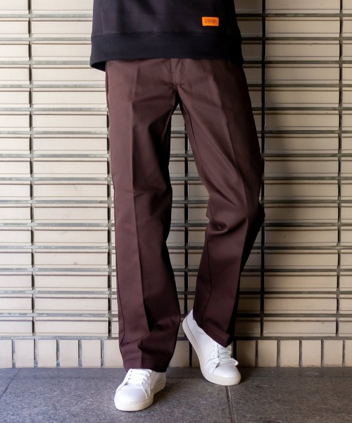 Dickies（ディッキーズ）の「【Dickies/ディッキーズ】US874 / TCツイルチノパンツ / ルーズシルエット（チノパンツ・メンズ・ライトブラウン/ブラック/ネイビー/ベージュ/チャコールグレー/ダークブラウン/グリーン・28inch/32inch/30inch/34inch）」の4枚目の写真