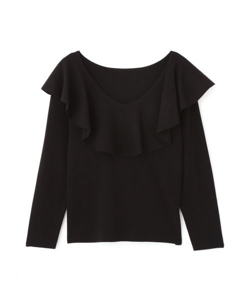 PROPORTION BODY DRESSING(プロポーションボディドレッシング)の「ラッフルニット / 1211270910(ニット/セーター・レディース・グレー/ブラック/ボルドー・FREE)」の10枚目の写真