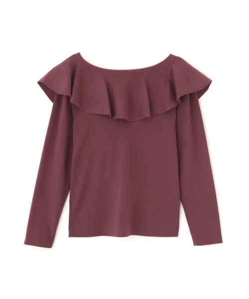 PROPORTION BODY DRESSING(プロポーションボディドレッシング)の「ラッフルニット / 1211270910(ニット/セーター・レディース・グレー/ブラック/ボルドー・FREE)」の17枚目の写真